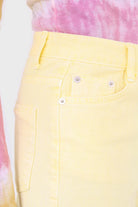 Pale yellow loose fit jeans - 215_2