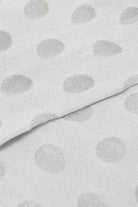 Silver metallic polka dots socks_2