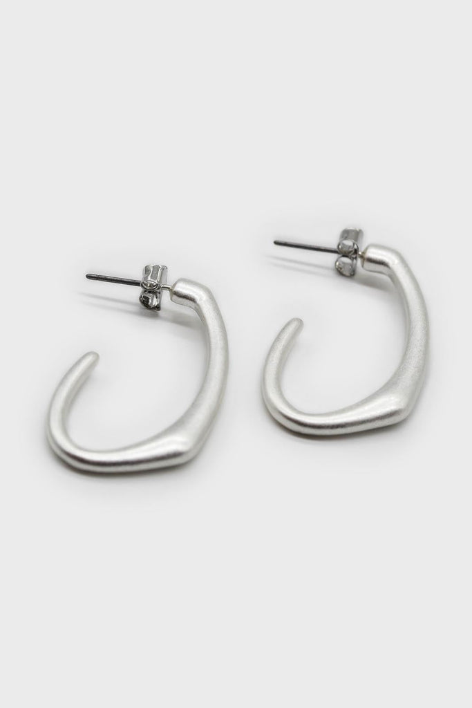 Silver geometric earrings_1
