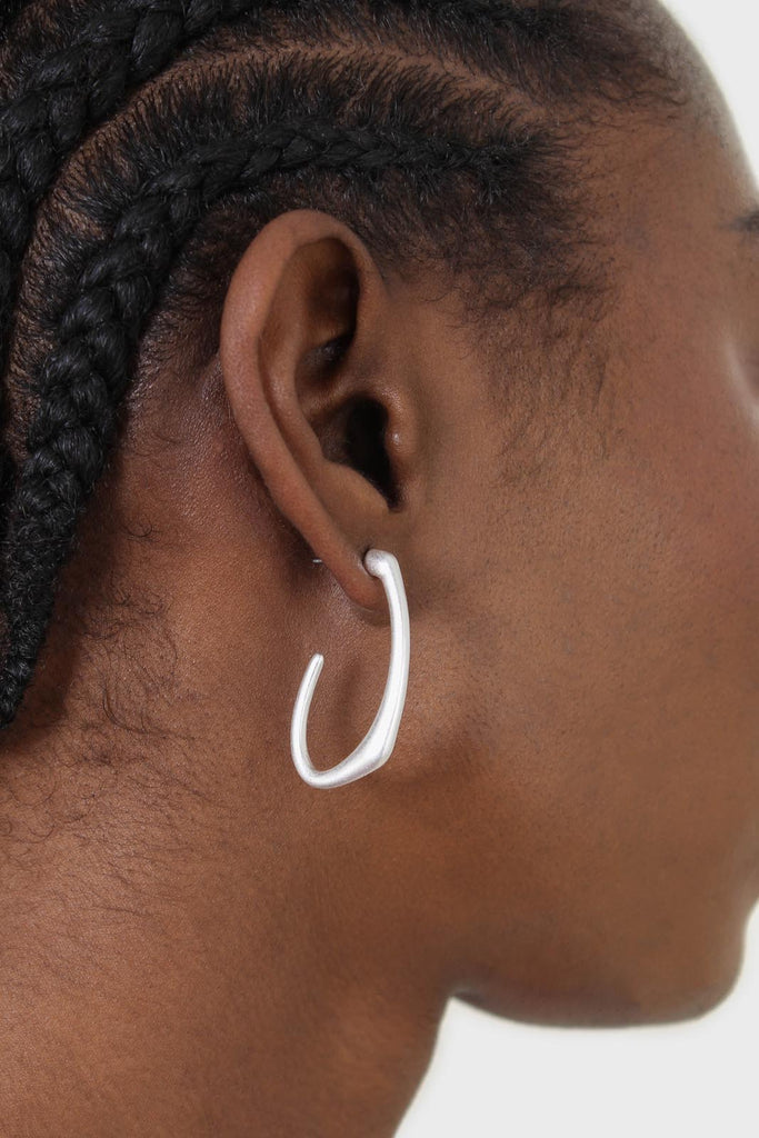 Silver geometric earrings_5