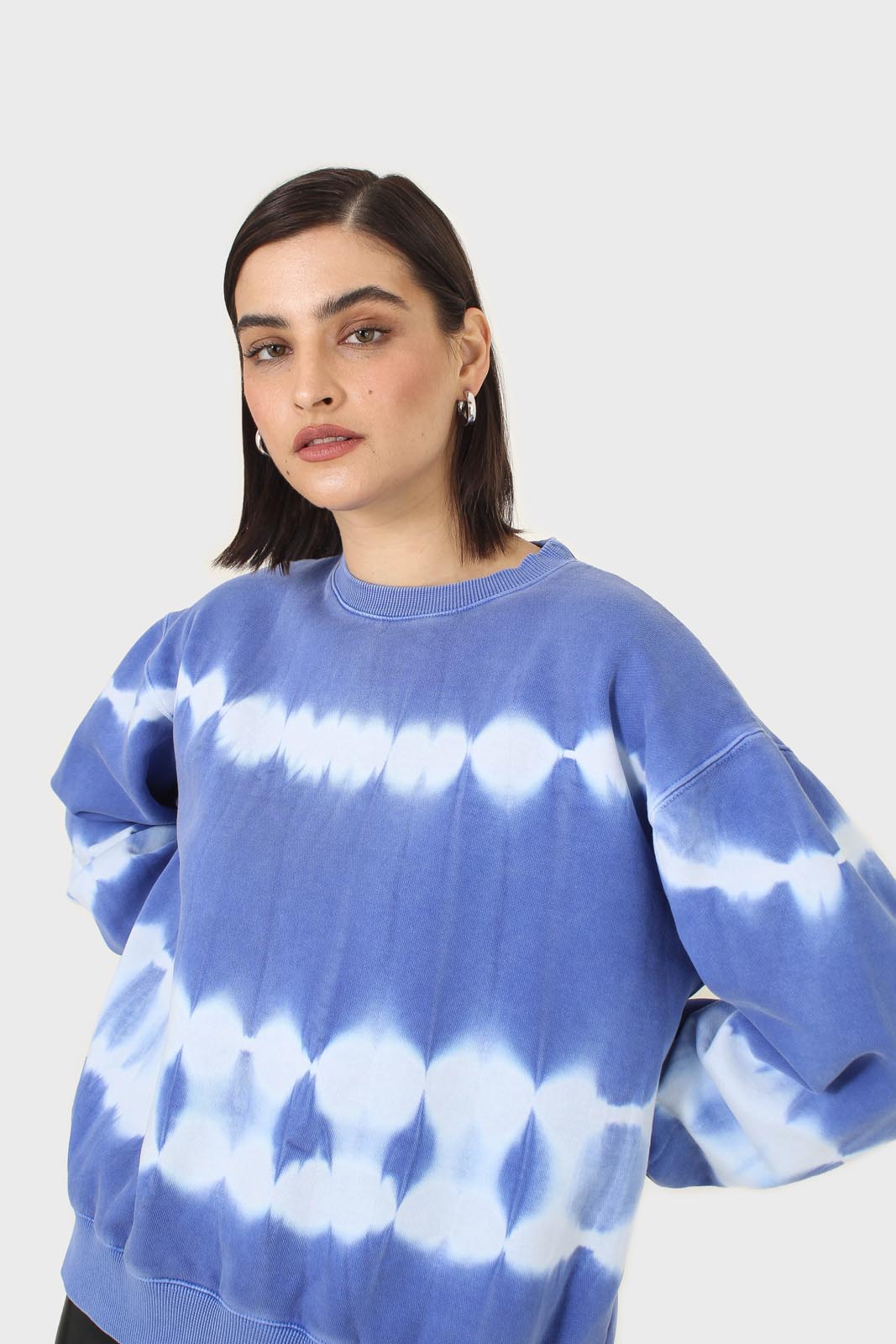 Cobalt blue tie dye crewneck sweatshirt_8