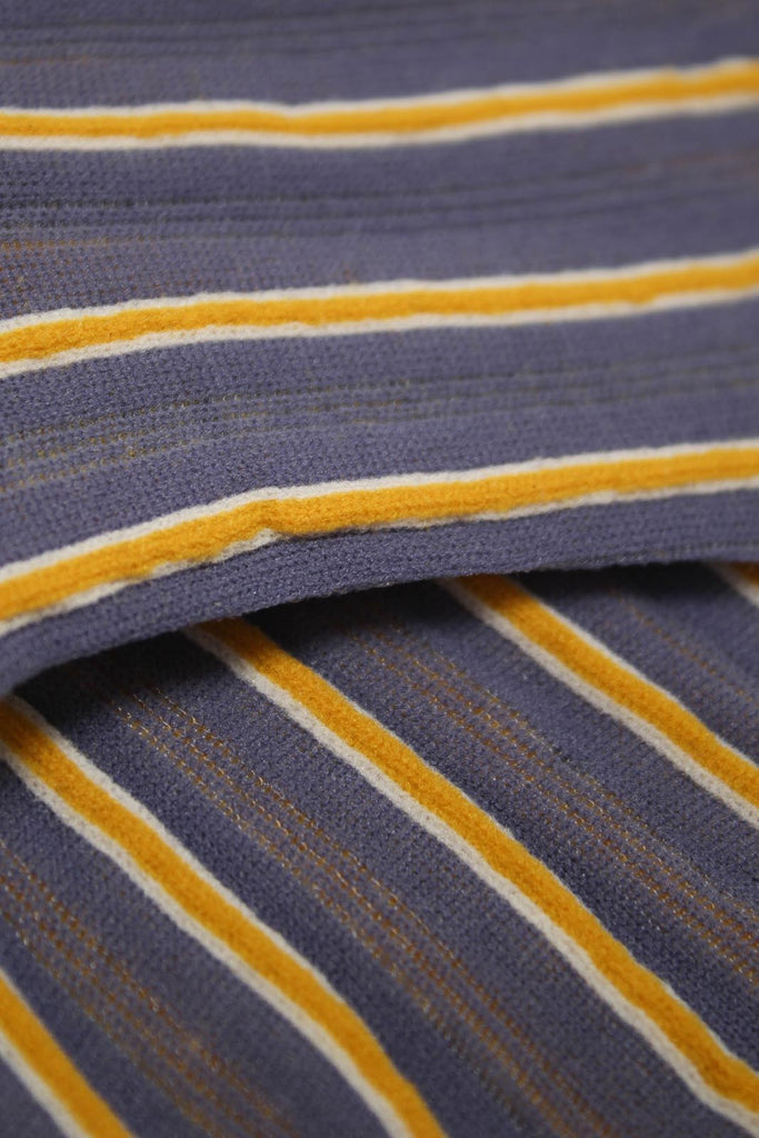 Blue and yellow striped sheer socks_2
