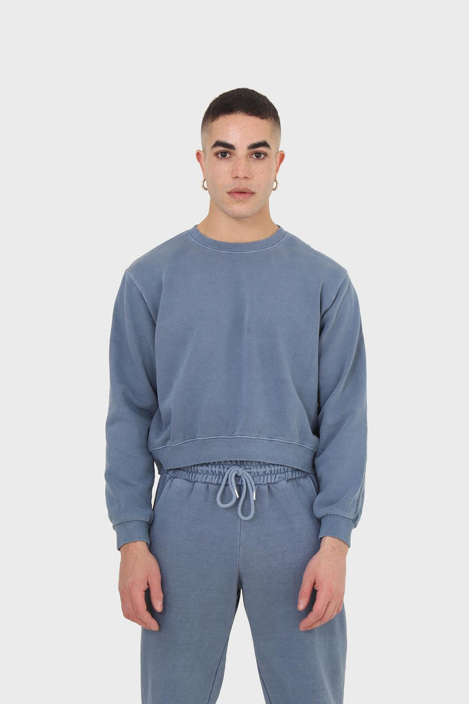 Dusty blue pigment oversized sweatshirt_3