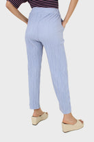 Sky blue micro pleated trousers_3