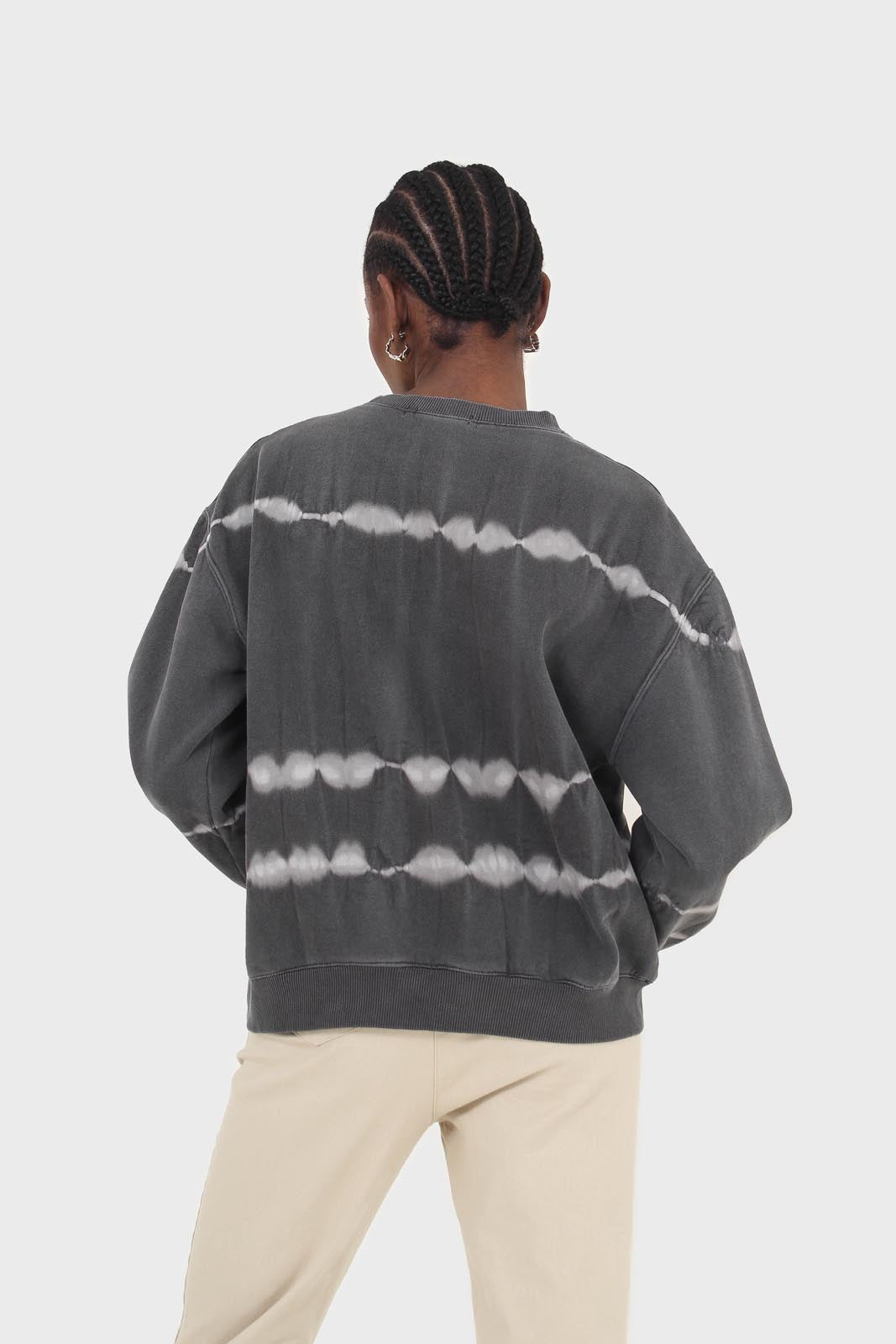 Charcoal grey tie dye crewneck sweatshirt_6