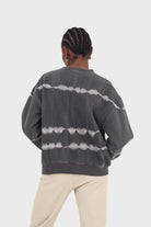 Charcoal grey tie dye crewneck sweatshirt_6