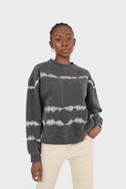 Charcoal grey tie dye crewneck sweatshirt_9