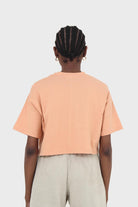 Pale orange perfect cropped short sleeve tee_2