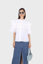 Ivory broderie anglaise oversized yoke blouse_7