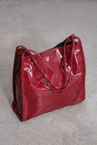 Red red wine - burgundy PVC tote, beanie and socks_2