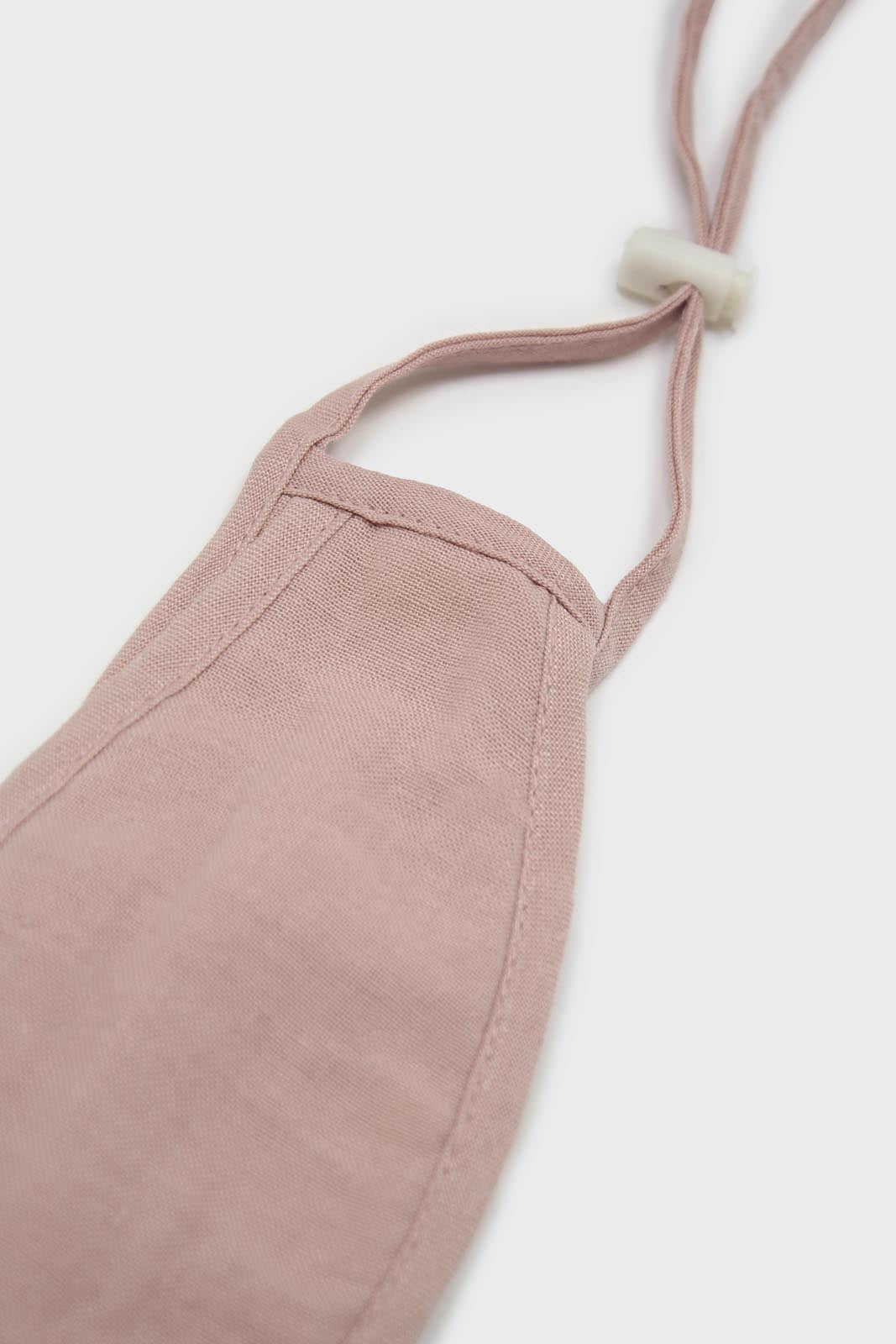 Pink linen face mask_1