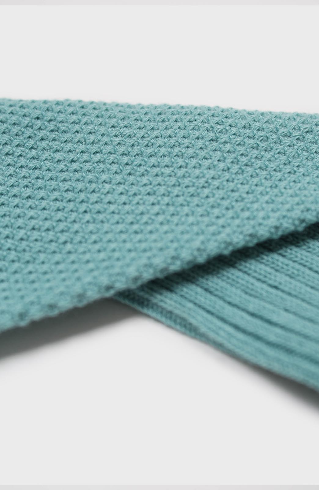 Mint texture ribbed ankle socks_2