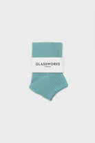 Mint texture ribbed ankle socks_4