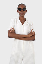 Ivory pinstripe tailored jumpsuit_7