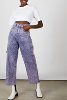 Purple stone wash wide leg jeans_1
