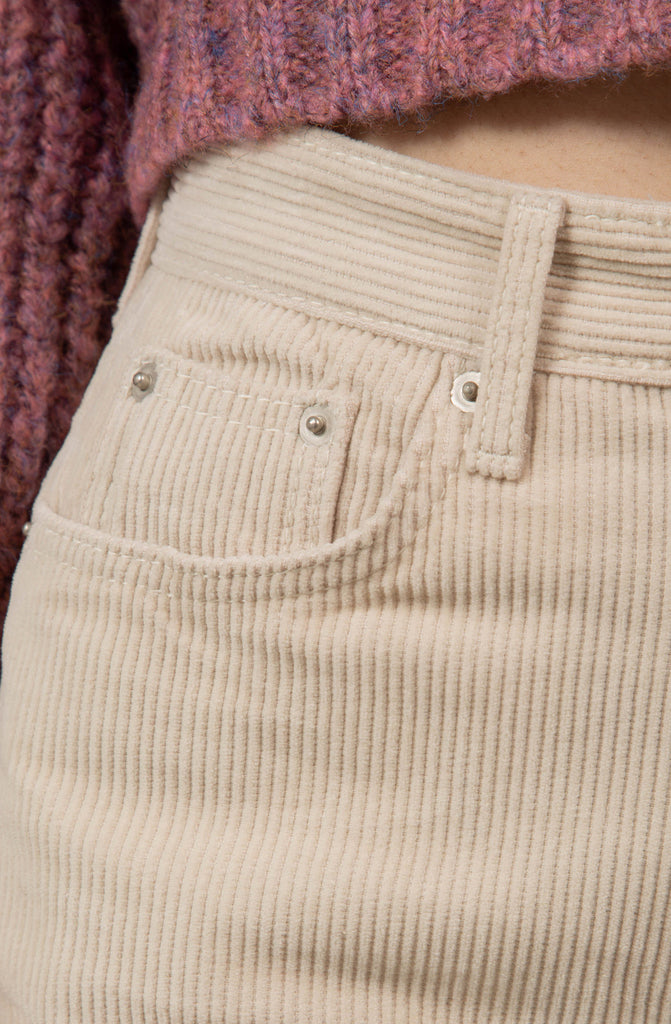 Ivory corduroy loose fit trousers - 229_7