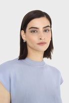 Lilac sleeveless crewneck knitted tee_4