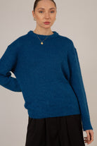 Bright blue alpaca blend jumper_1