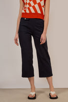 Navy wide leg trousers_1