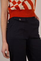 Navy wide leg trousers_4