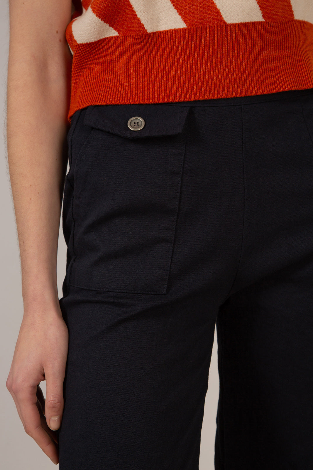 Navy wide leg trousers_2