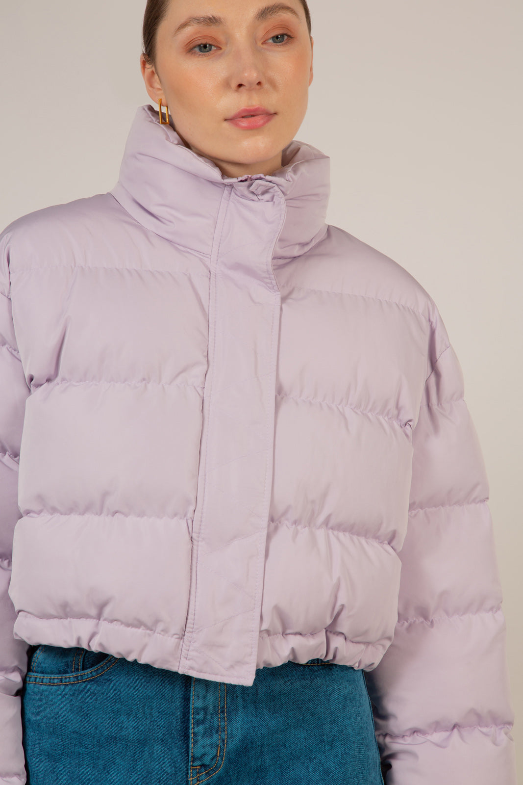 Lilac cropped puffer jacket_9