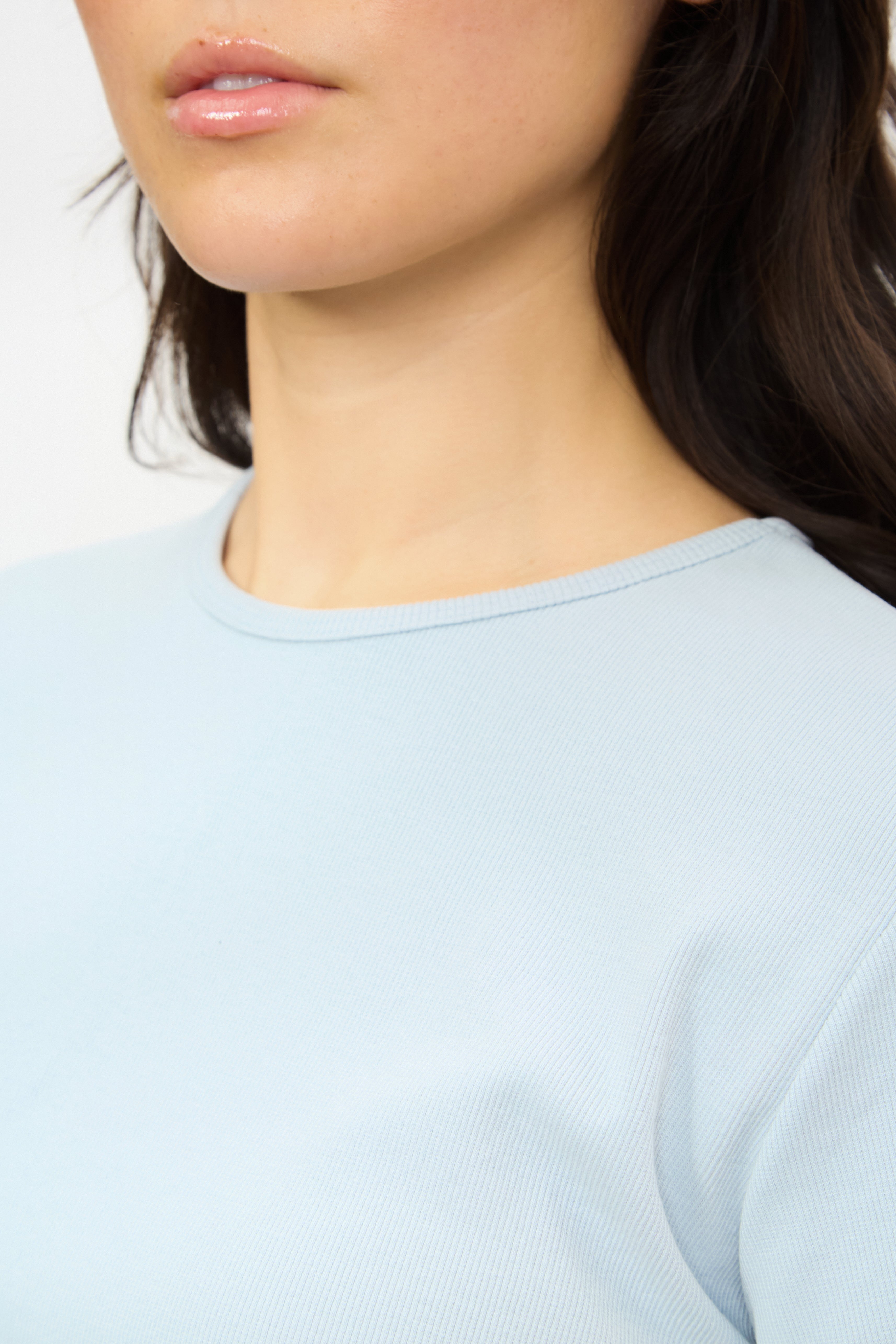 Baby blue tiny ribbed t-shirt_3