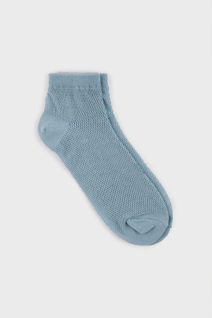 Baby blue mesh ankle socks_2