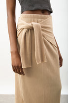 Beige textured wrap_1