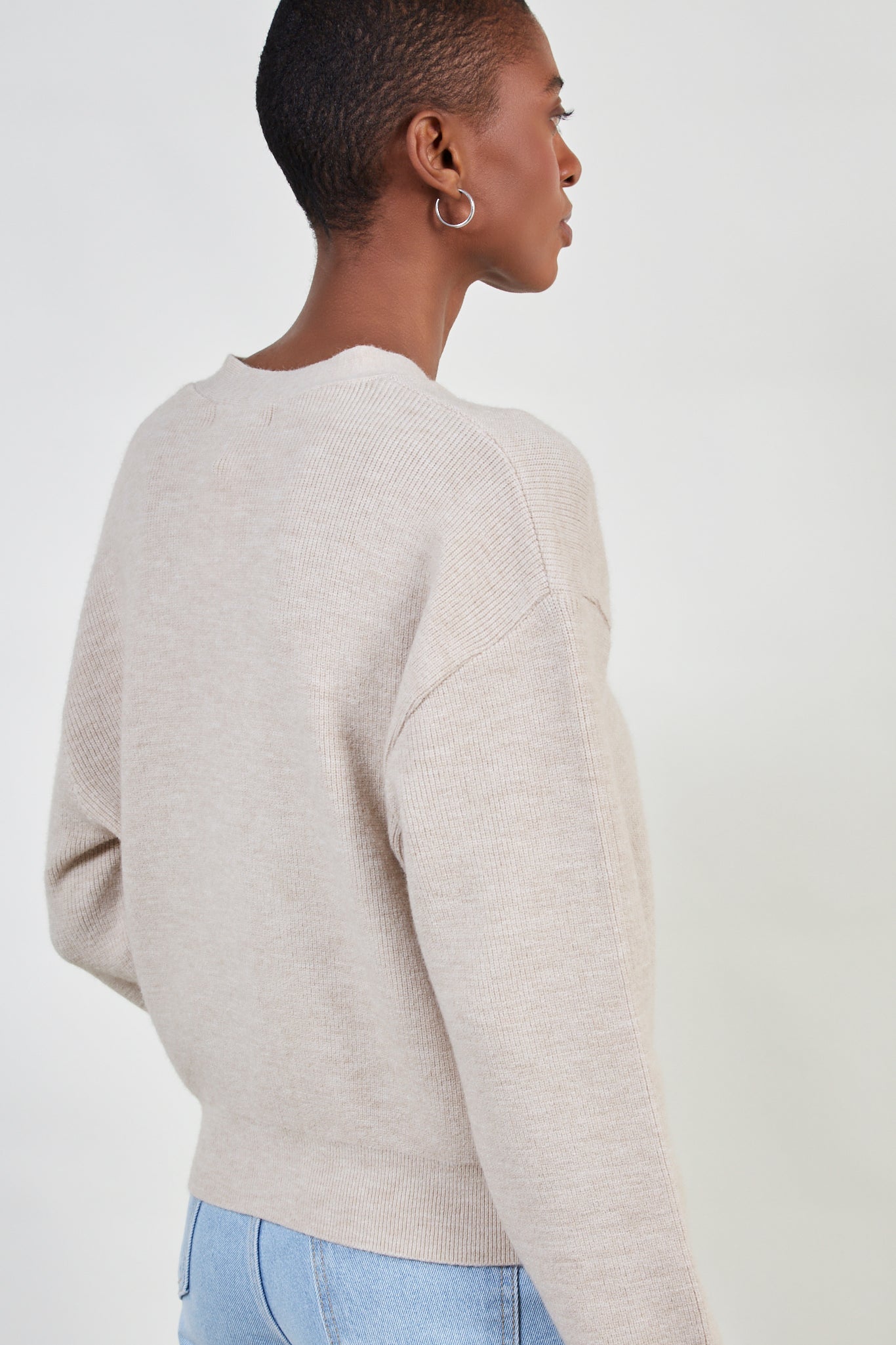 Beige smart cardigan_4