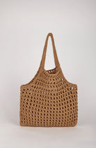 Beige woven hobo bag_1