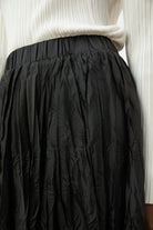 Black crinkled maxi skirt_3