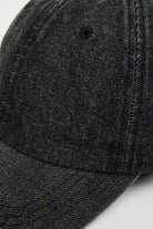 Black denim baseball cap_2