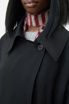 Black long belted trench coat_4