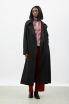 Black long belted trench coat_2