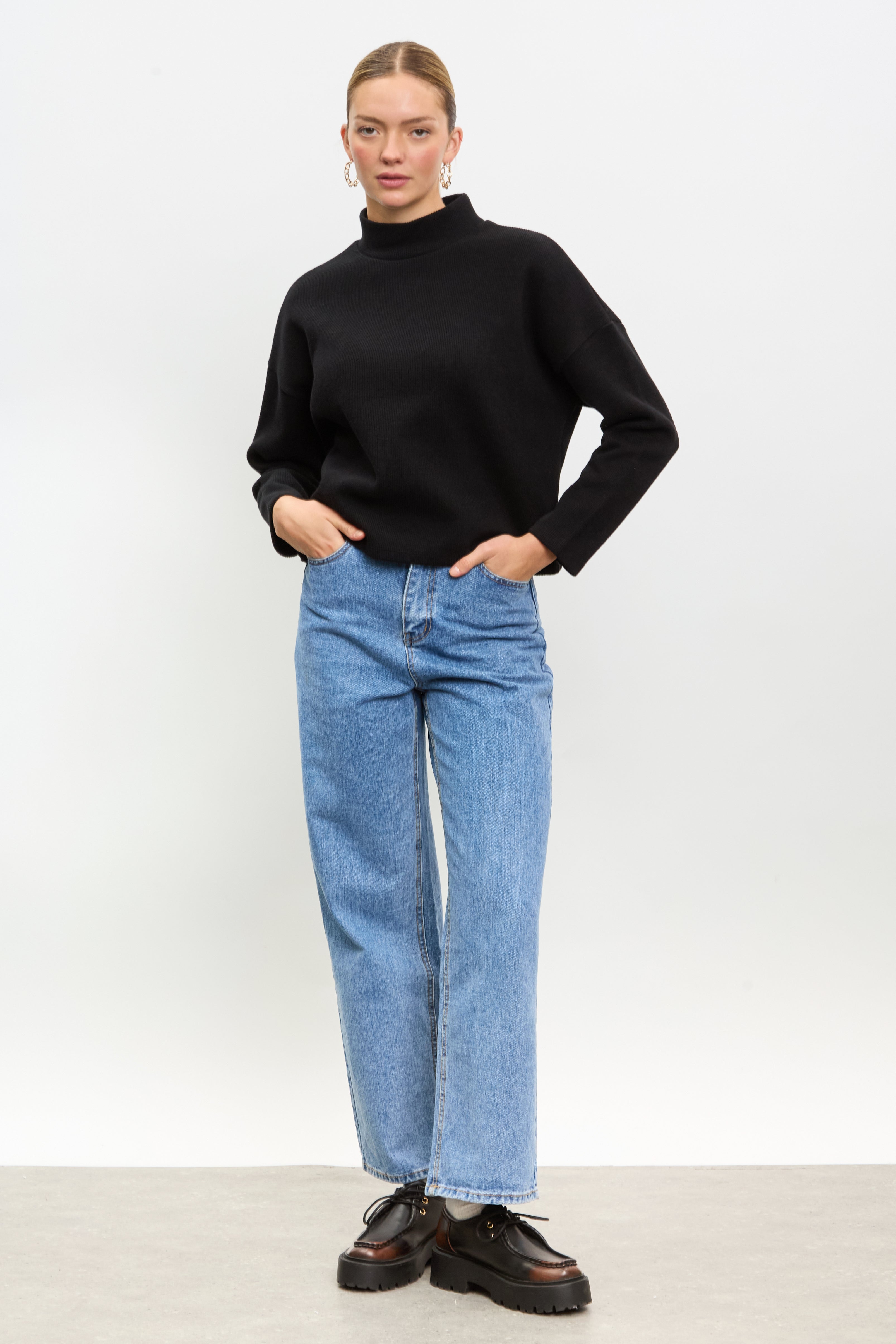 //極美品// NO COFFEE × CLUBHAUS MOCKNECK し*の様 NO COFFEE × CLUBHAUS モックネック MOCKNEC NO COFFEE