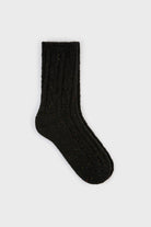 Black rainbow fleck thick socks_1