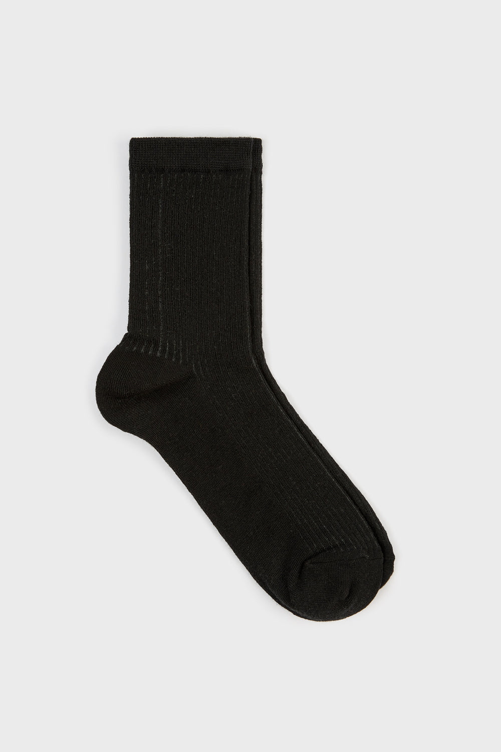 Semi sheer ribbed socks - Set of 3