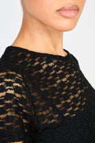 Black sheer lace tee_3