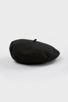 Black wool beret_3