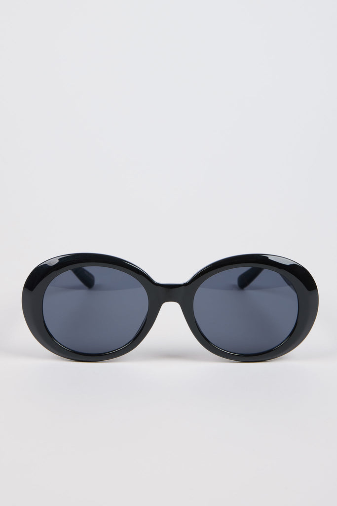 Black and black lens round sunglasses_1