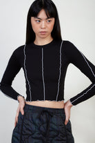 Black and white vertical trim top_1