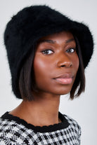 Black angora blend bucket hat_3