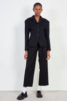 Black fitted blazer_3