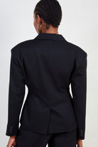 Black fitted blazer_2