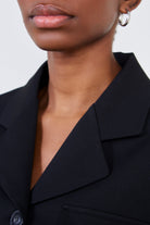 Black fitted blazer_4