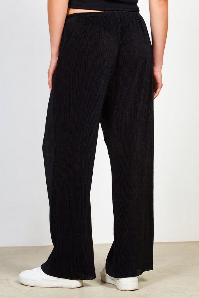 Black micro pleat trousers_2