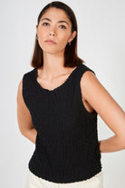 Black textured tank_1