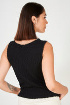 Black textured tank_2