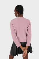 Black vegan leather micro pleat mini skirt_4